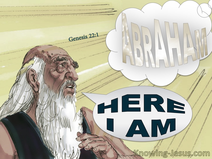 Genesis 22:1 God Tested Abraham (gray)